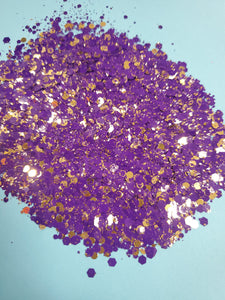 ' Purple gold mine - #875' nail glitter