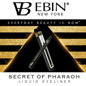 Ebin "Secret of Pharaoh" Liquid Eyeliner (Black or Dark Brown)