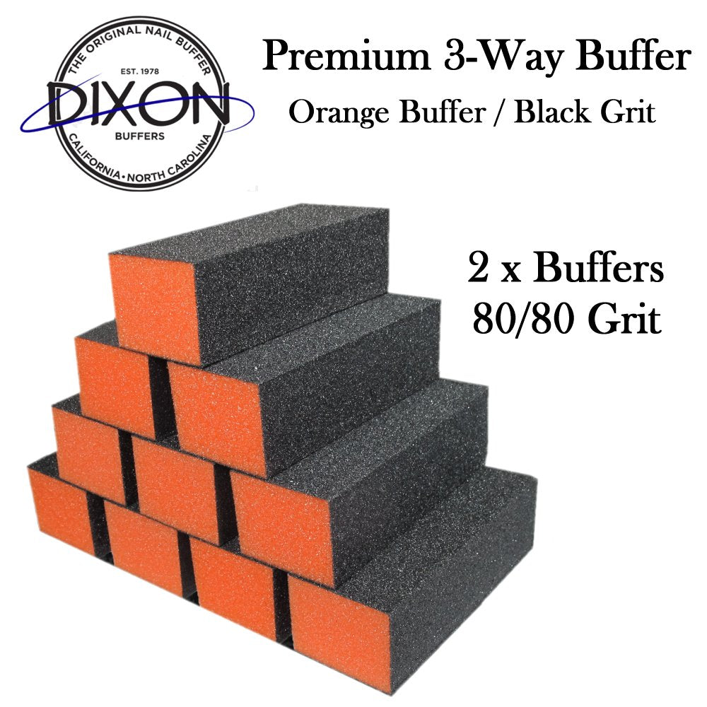 Dixon 3 Way Buffer - Orange with Black Grit