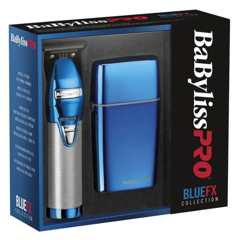BaBylissPRO BlueFX Collection - Metal Outlining Trimmer Double Foil – EP Beauty