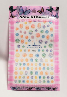 Fireworks Nail Stickers