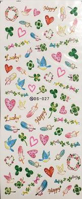 Lucky Day Water Transfer Nail Decal