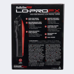 BaBylissPro Influencer Collection LoProFX - "Van Da' Goat" High-Performance Low-Profile Clipper