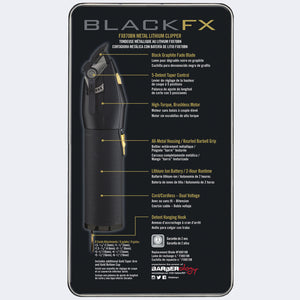 BaBylissPRO BlackFX Metal Lithium Cordless Clipper