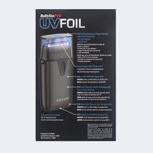 BaBylissPro UVFoil Single Foil Shaver - Self Disinfecting Metal Foil Shaver