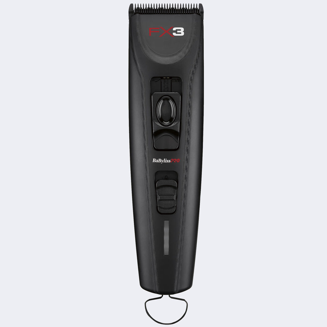 BaBylissPro FX3 Professional High-Torque Clipper in Black