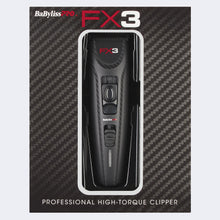 BaBylissPro FX3 Professional High-Torque Clipper in Black