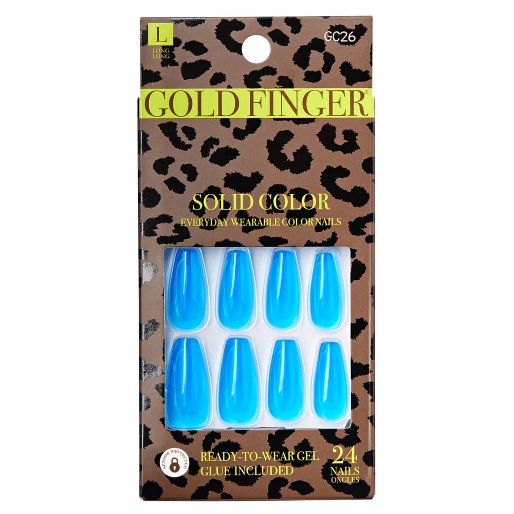 Gold Finger Solid Colors Full Nail - GC27 Something's Burning