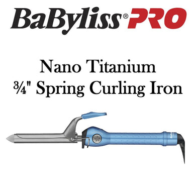 BaBylissPRO Nano Titanium - Spring ¾
