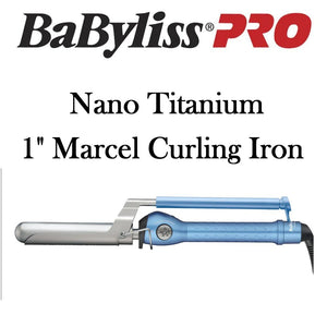 BaBylissPRO Nano Titanium - Marcel 1" Curling Iron