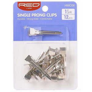 Red by Kiss 1 3/4" Prong Clips
