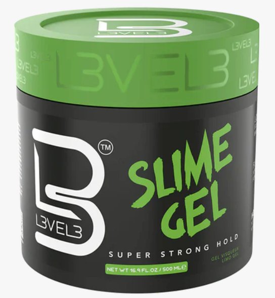 L3VEL3 - Slime Gel 500ml (16.9oz) Super Strong Hold Hair Gel