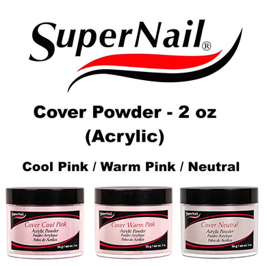 Supernail Cover Acrylic Powders - (Cool Pink / Warm Pink / Neutral) - 2 oz