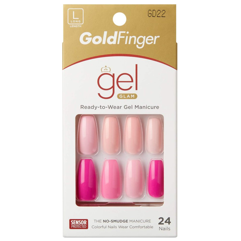 Gold Finger Trendy Full Nail - GD22 Cherry Blossoms