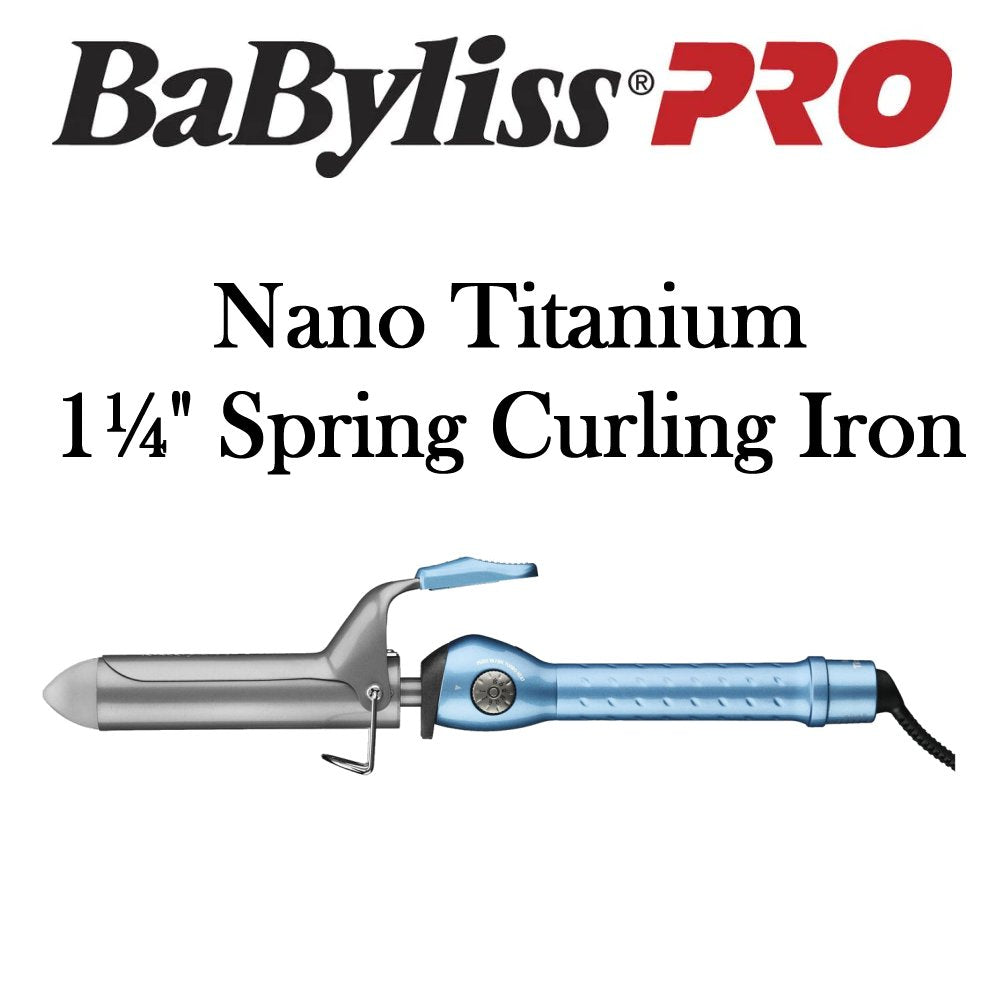BaBylissPRO Nano Titanium - Spring 1¼