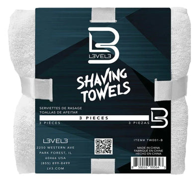 L3VEL3 - Shaving Towels (3 Pieces)