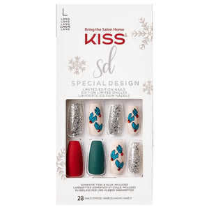 KISS Special Design Full Nails - SD10X Snow Balls