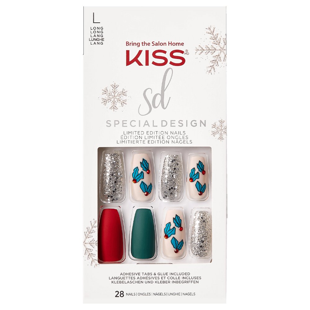 KISS Special Design Full Nails - SD10X Snow Balls
