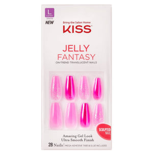 KISS Jelly Fantasy Full Nails - KGFJ02 Jelly Baby
