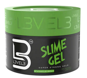 L3VEL3 - Slime Gel 250ml (8.45oz) Super Strong Hold Hair Gel