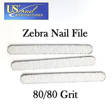 US Nail 5" Zebra File 80/80