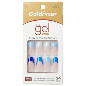 Gold Finger Trendy Full Nail - GD13 Feeling Blue
