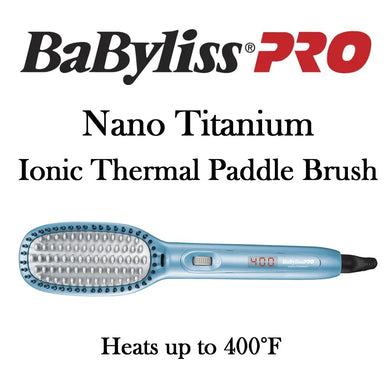 BaBylissPRO Nano Titanium - Ionic Thermal Paddle Brush