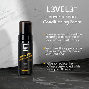 L3VEL3 - Beard Leave-In Conditioning Foam