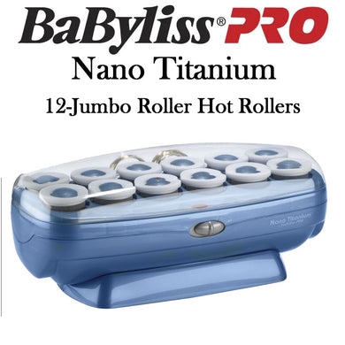 BaBylissPRO Nano Titanium - Hot Rollers - 12 Jumbo Rollers