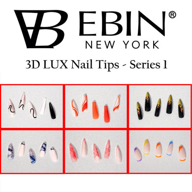 Ebin 3D LUX Nail Tips - Series 1