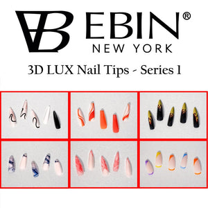 Ebin 3D LUX Nail Tips - Series 1
