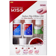 KISS "Salon Kit" - Salon Dip Glitter Nail Kit