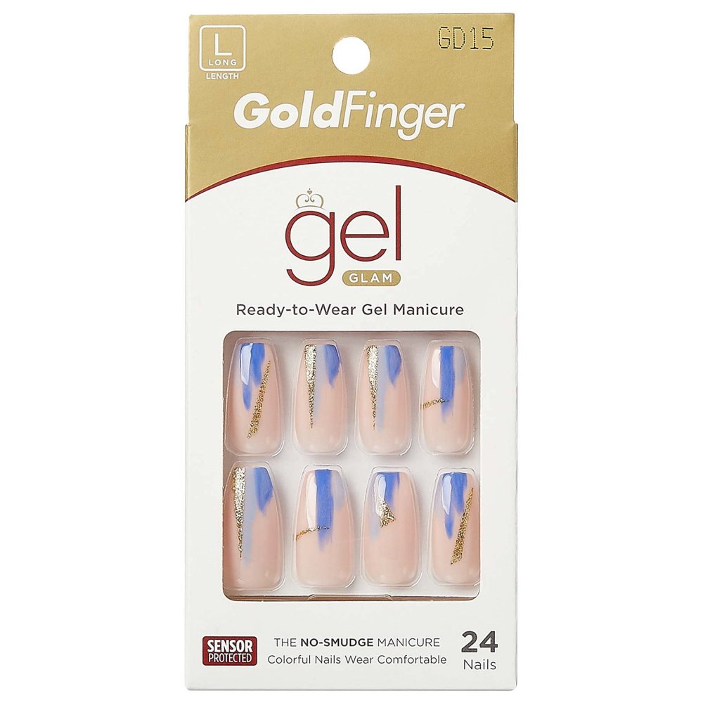 Gold Finger Trendy Full Nail - GD15 Roller Coaster