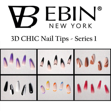 Ebin 3D Chic Nail Tips - Series 1