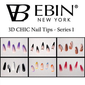 Ebin 3D Chic Nail Tips - Series 1