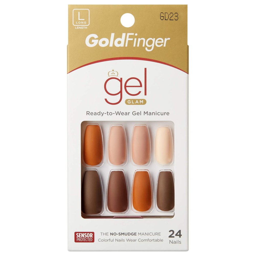 Gold Finger Trendy Full Nail - GD23 Monday to Sunday