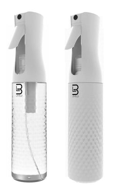 L3VEL3 - Beveled Spray Bottle (Clear or White)