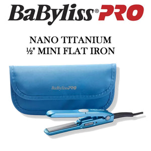 BaBylissPRO Nano Titanium ½" Mini Flat Iron