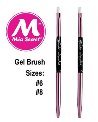 Mia Secret Gel Brushes - Sizes #6 and #8