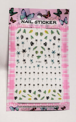 Palm Tree Nail Stickers