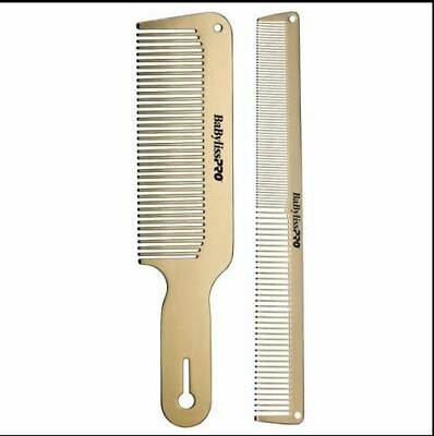 BaBylissPro barberology metal comb set
