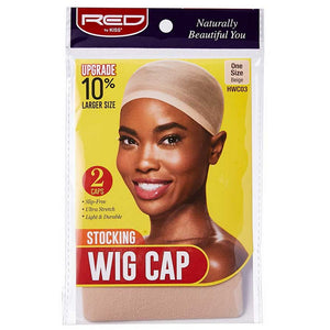 Red by Kiss Stocking Wig Cap (2 Pack)