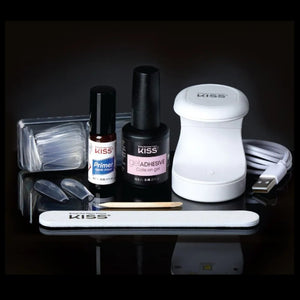 KISS "Salon Kit" - Gel Press Starter Kit includes mini LED Lamp