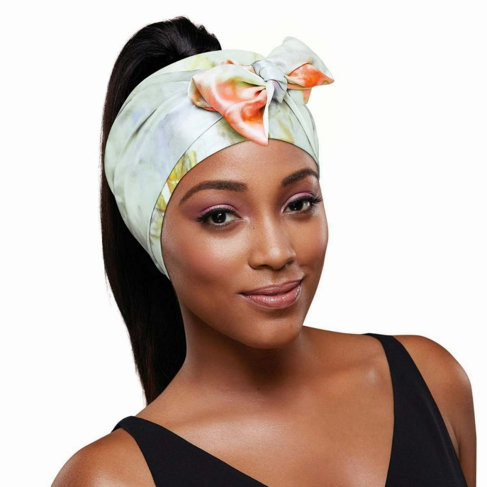 Headband Edge Laying Scarf Red By KISS Scarf, Edge Laying Scarf