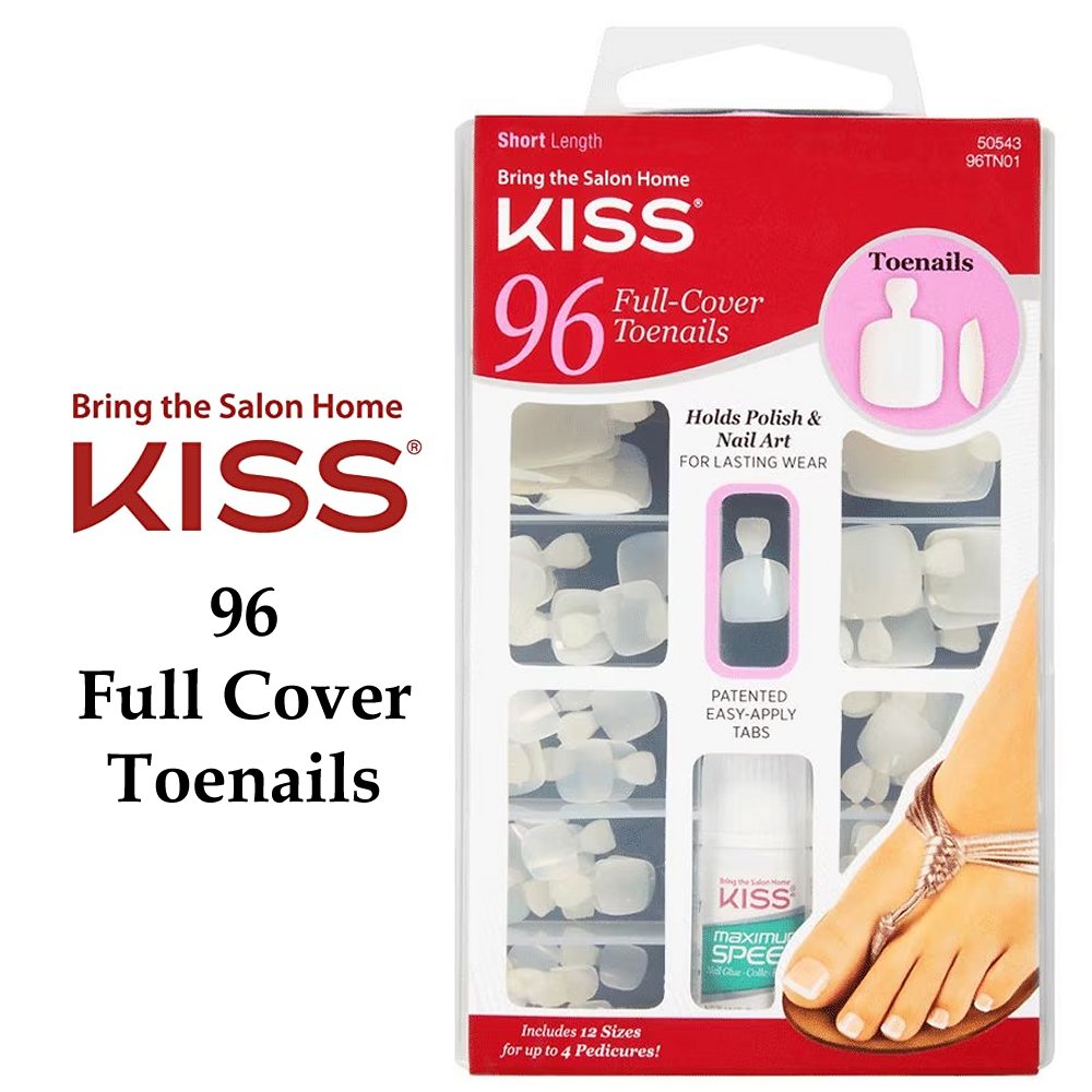 KISS 96 Full Cover ToeNails