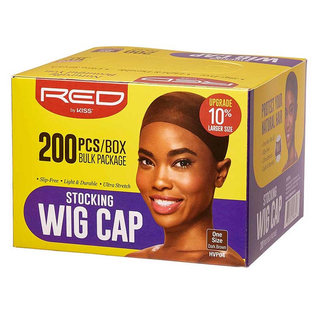 Red by Kiss Stocking Wig Cap - Box of 200