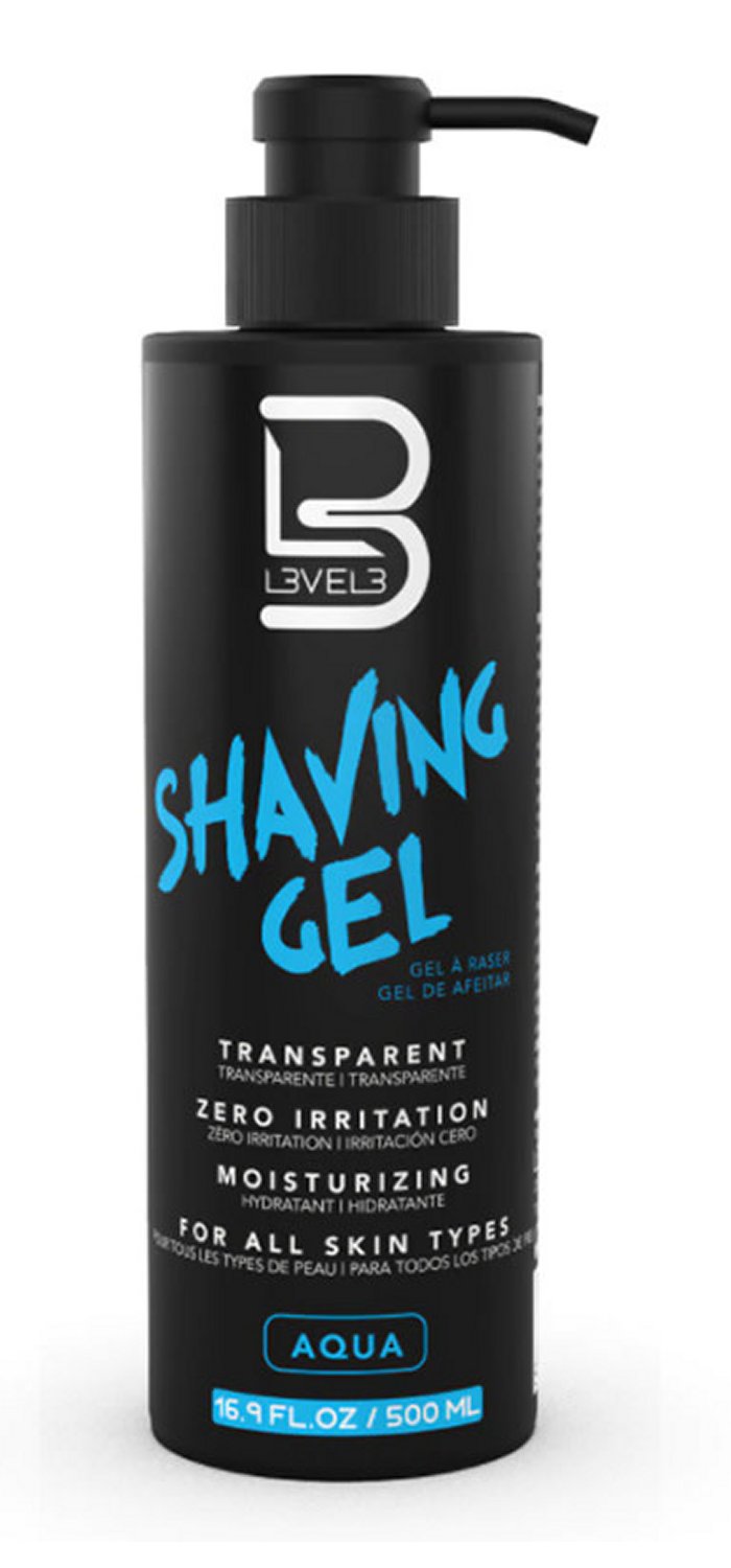 L3VEL3 - Aqua Transparent Shaving Gel