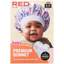 Red by Kiss Baby Satin Bonnet (0 ~ 12 Months)