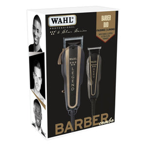 Wahl Barber Duo Combo - 5 Star Series Professional Clipper and Trimmer